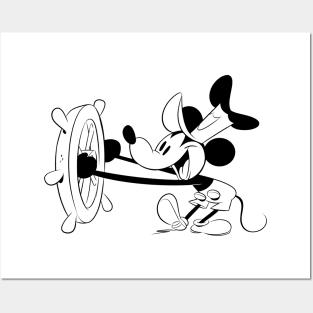 Steamboat Willie Posters and Art